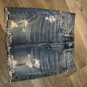 American eagle jean skirt